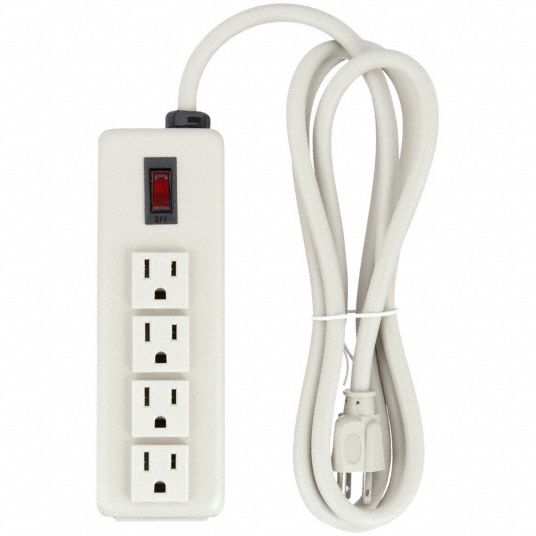 TRIPP LITE, 4 Outlets, 6 ft Cord Lg, Outlet Strip - 38M955|4SPDX - Grainger