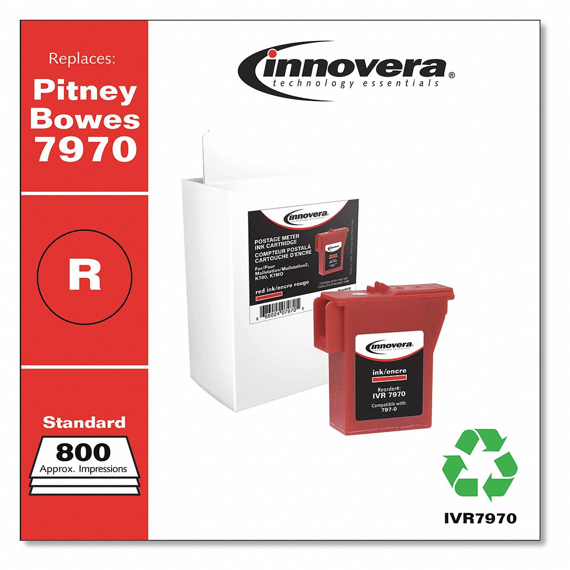 Cartridge: 797-0, Red,