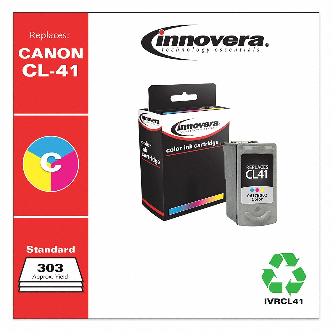 CL41, Remanufactured, Ink - 38MT09|IVRCL41 -