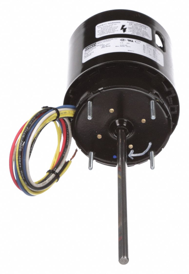 FASCO Direct Drive Blower Motor, 1/20 HP, Shaded Pole, Nameplate RPM
