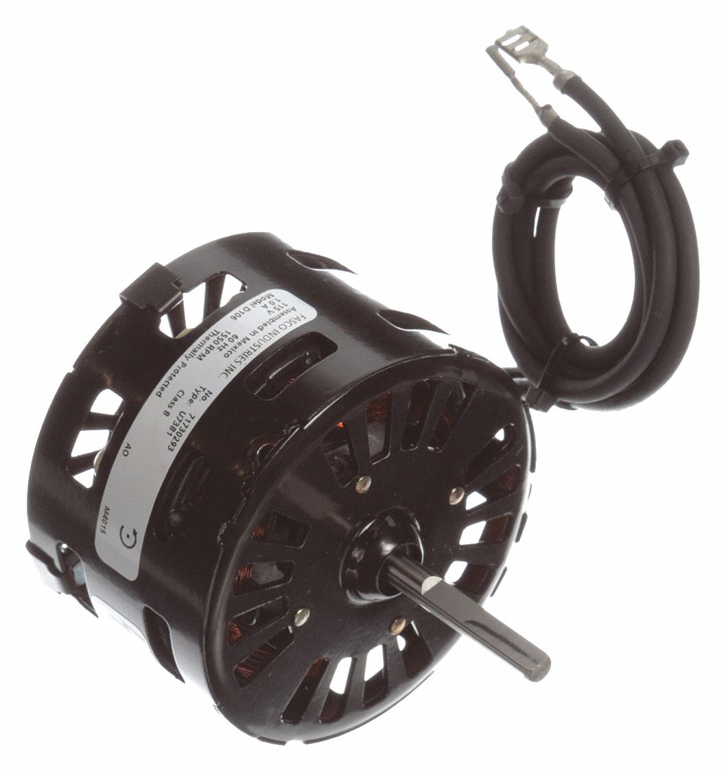 FASCO, Open AirOver, 1/40 HP, HVAC Motor 38N535D106 Grainger