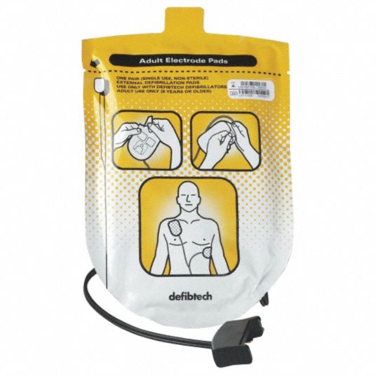 DEFIBTECH, For Mfr. No. DCF-A100-RX-EN, 1, Adult Electrode Pads