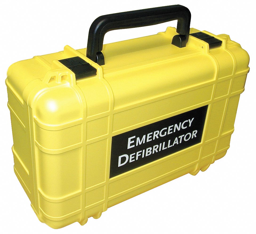 38N678 - AED Deluxe Hard Yellow Carry Case