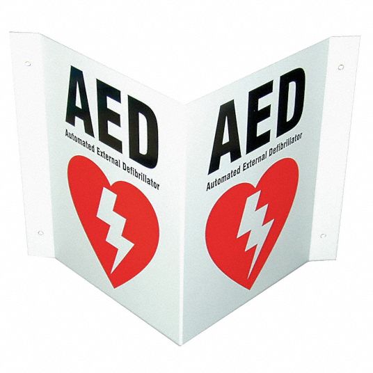 Plastic, With Mounting Holes, V-Shaped Sign Mounting, Safety Sign ...