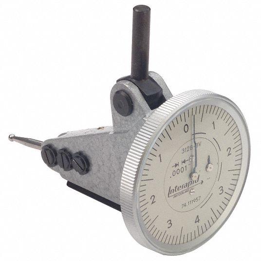 TESA BROWN & SHARPE Vertical Dial Test Indicator Horizontal, 0 in to 0