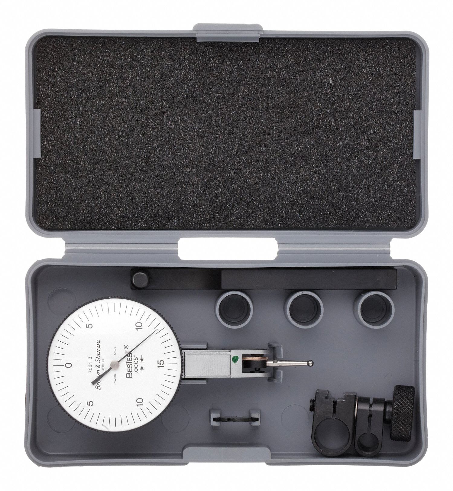 TESA BROWN & SHARPE Item Horizontal Dial Test Indicator, Test Indicator