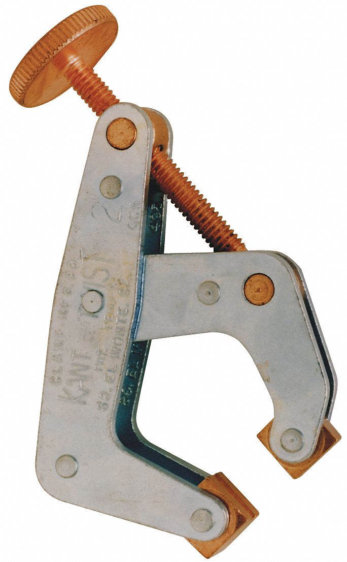 KANTTWIST Cantilever Clamp 1 in Max. Opening, 1/2 in Throat Dp, Zinc