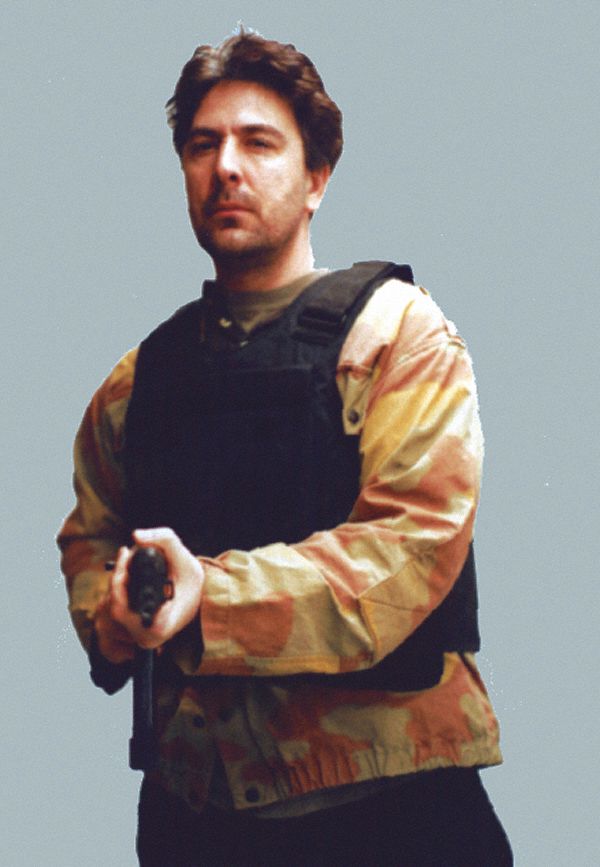 ACTION TARGET Man In Tactical Vest Target, Paper, PK50 38NE23LE32