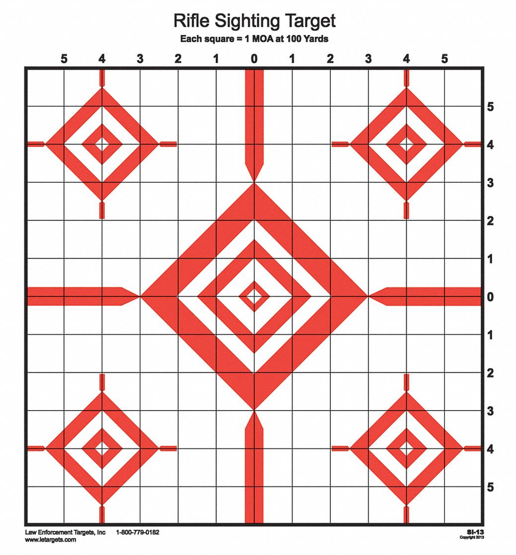 action target advanced rifle sighting target bullseye and sighting black red 15 in ht 50 pk 38ne56 si 13 50 grainger