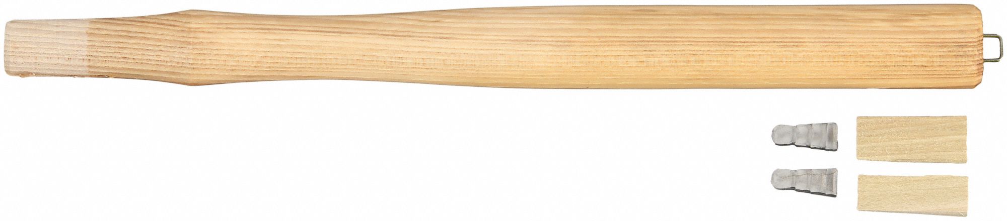 REPLACEMENT HANDLE, 16 IN OVERALL L, WOOD, FOR 4 LB MAX HEAD WT, FOR 1 IN EYE OPENING L
