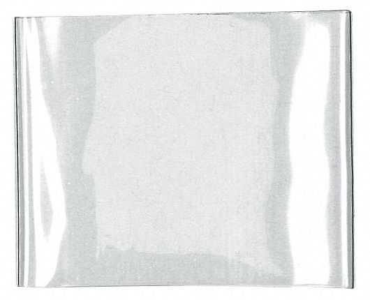 Padlock Lockwrap, Clear, 2in.H., PK50