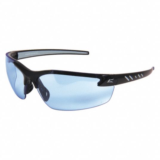 EDGE EYEWEAR Safety Glasses, Light Blue 38NH51DZ113VSG2 Grainger