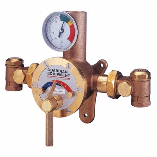 GUARDIAN EQUIPMENT 1 in FNPT Inlet Type Mixing Valve, Brass, 44 gpm ...