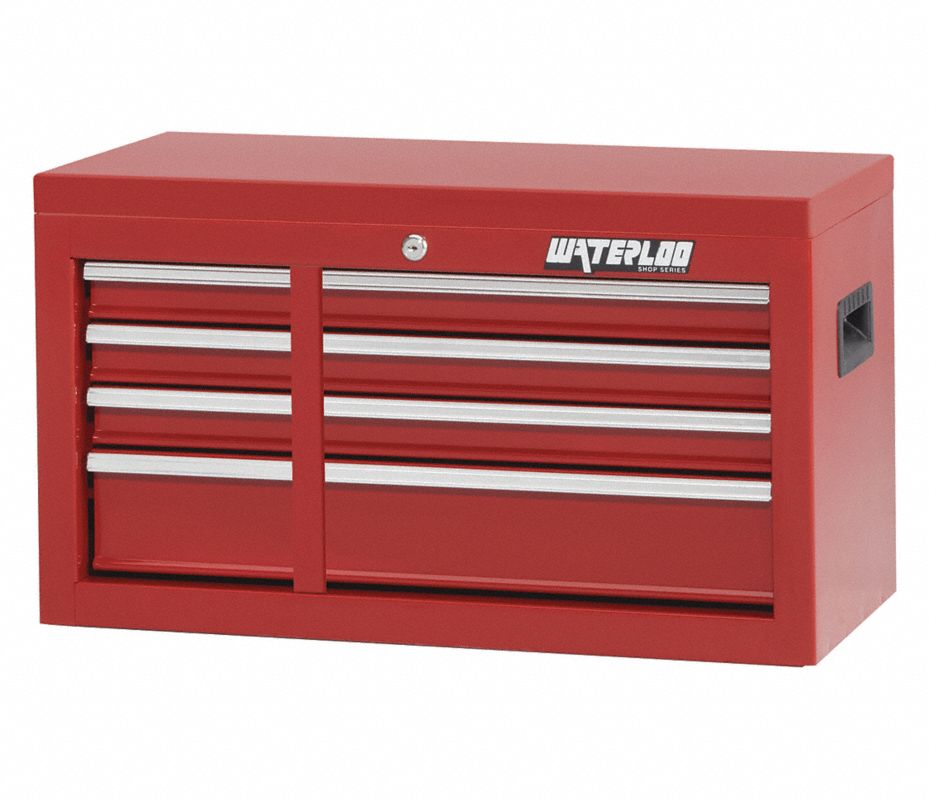 WATERLOO Gabinete Superior, Ligero, Rojo, Altura 15-3/16", Ancho 26