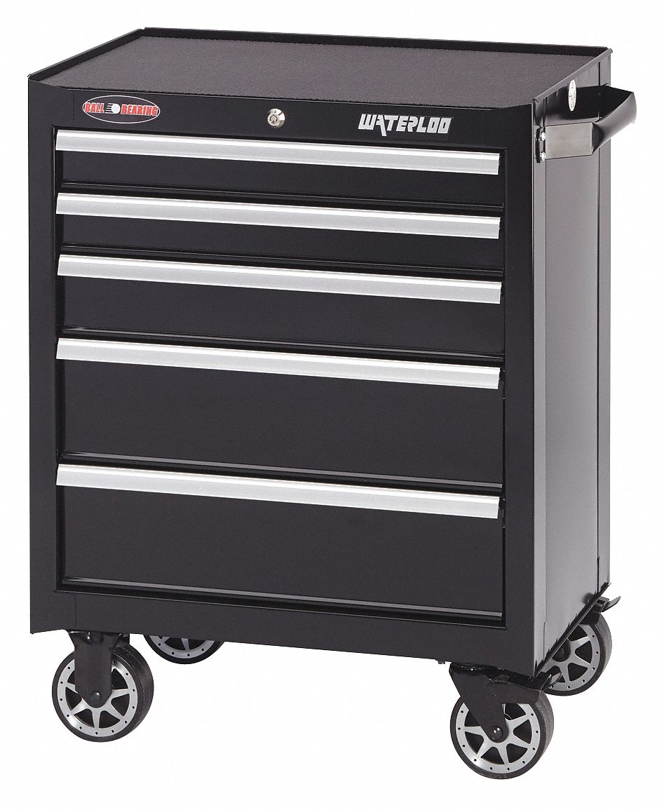 Tools Red Waterloo SCA265RDF Shop Series 26inch Wide 5Drawer