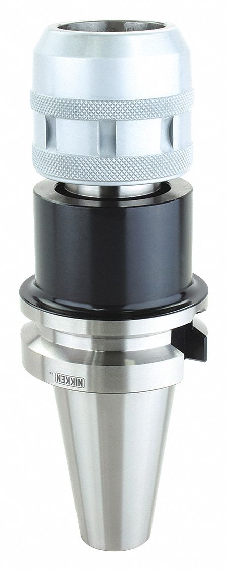 LYNDEX-NIKKEN Milling Chuck: KM32, BT50 Taper Size, 32mm Hole Dia., 2.7100  in Nose Dia.