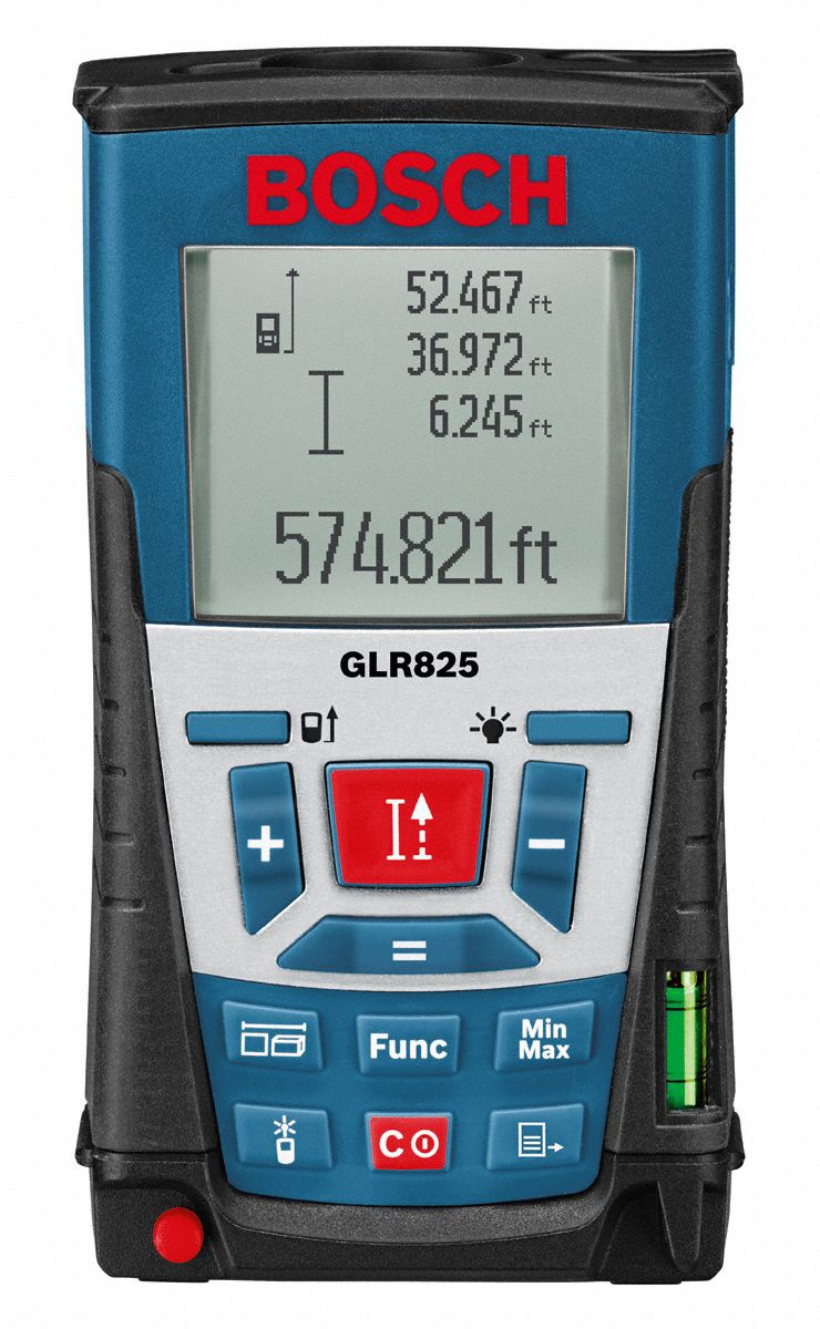 BOSCH Laser Distance Meter, Indoor, Outdoor, Maximum Measuring Distance