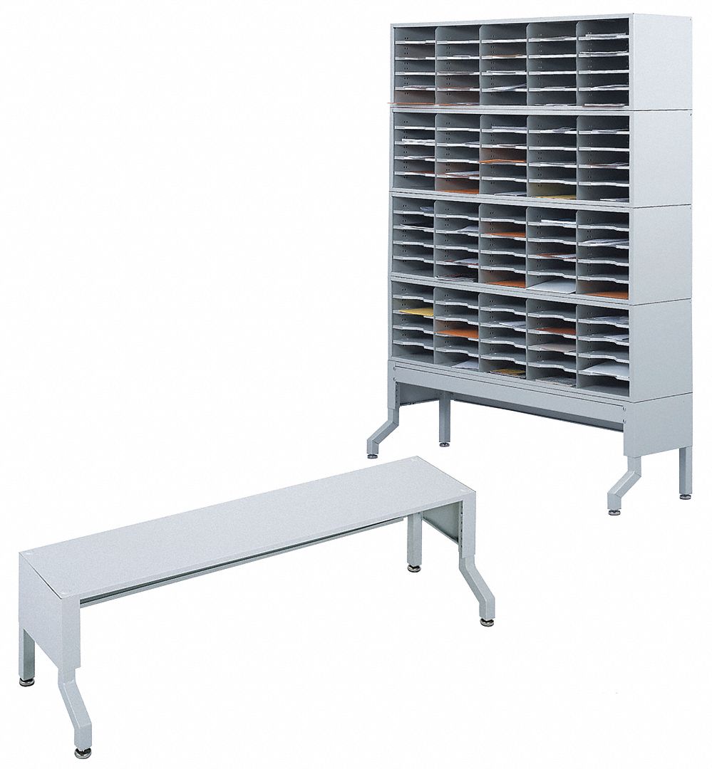 SAFCO, 7756GR, E-Z Sort Mail Station Base for use with Sorter Module ...