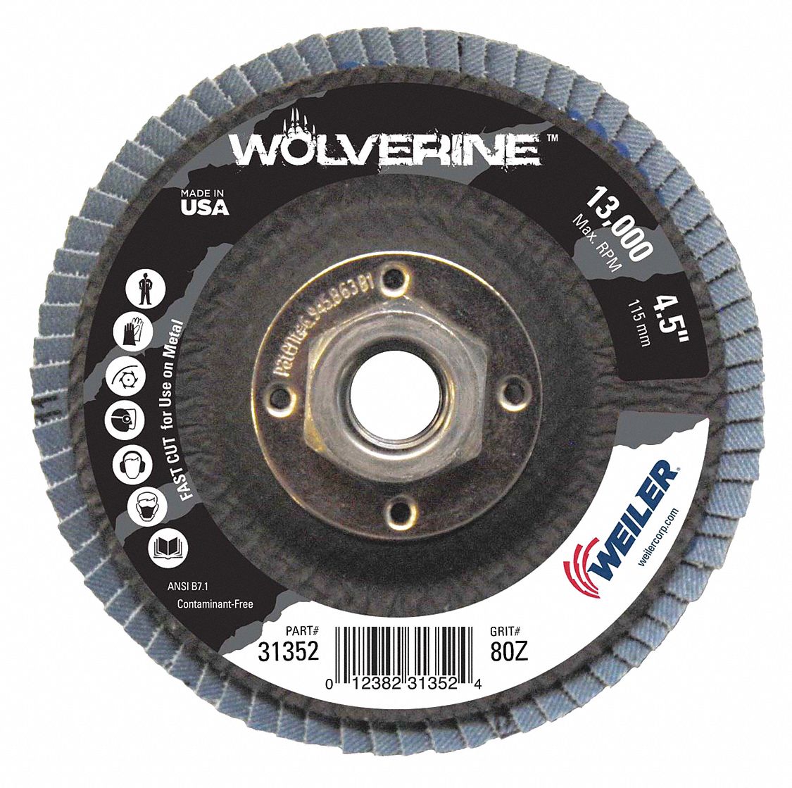 Vortec Abrasive Flap Disc-3.5Lbs-4 1/2