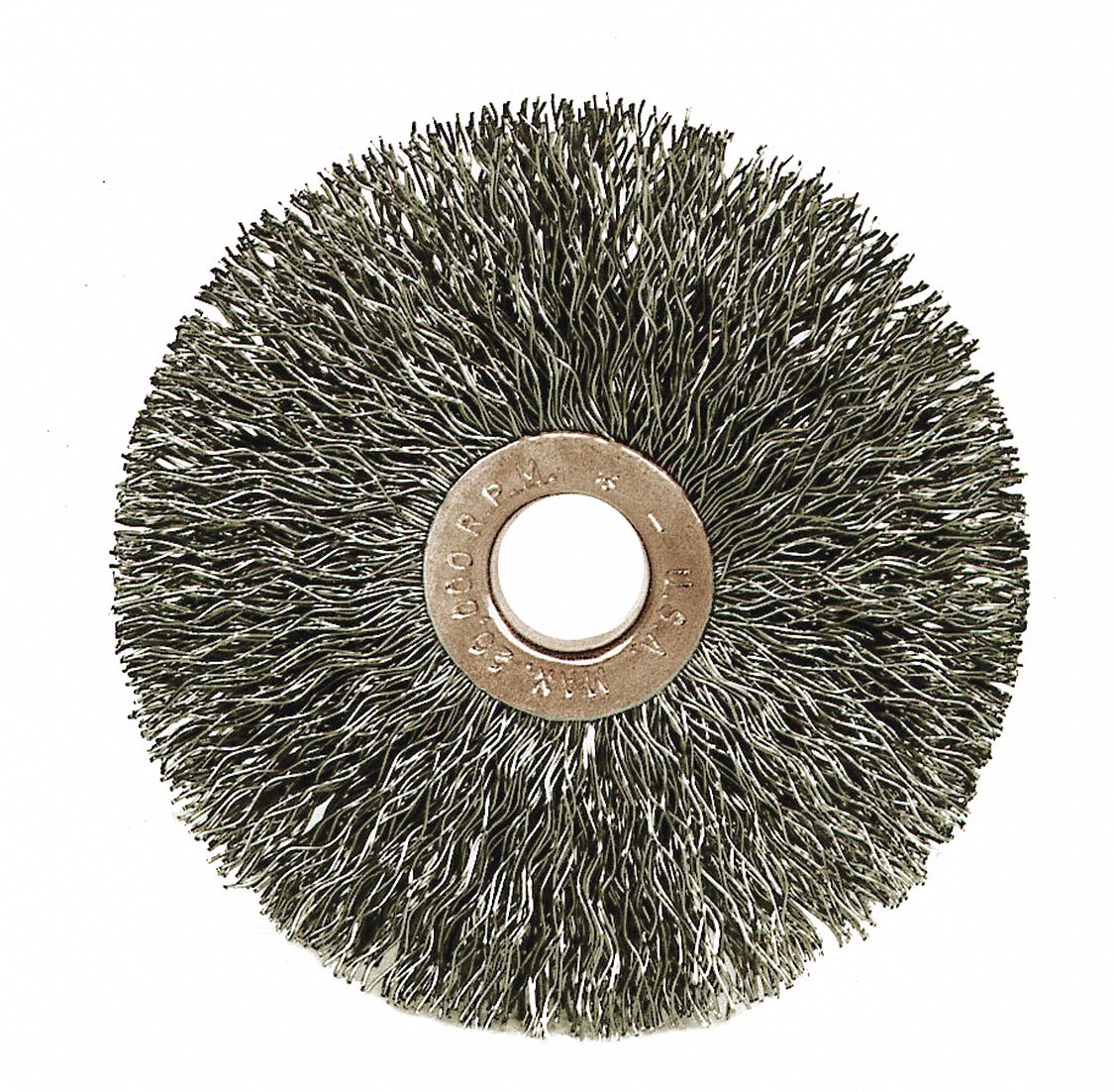 38P649 - 3In. Copper Center Crimped Wire Wheel - Only Shipped in Quantities of 10