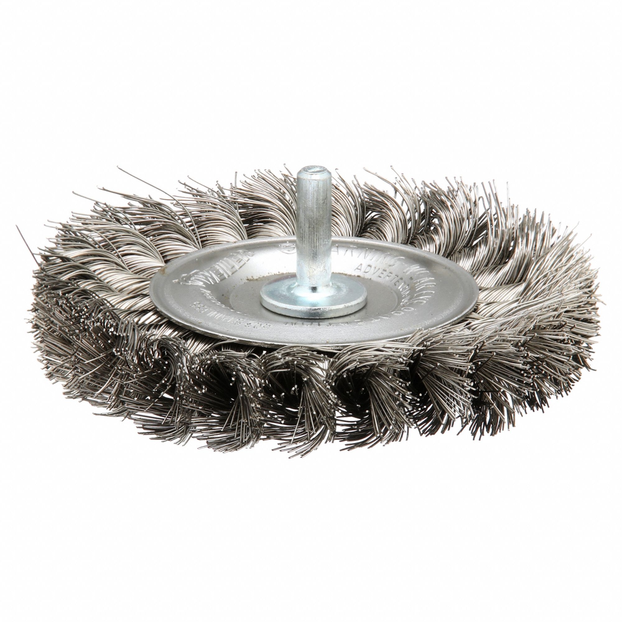 Weiler Twisted Stainless Steel 4 In Dia X 12 In Wd Wire Wheel Brush 38p65517691 Grainger 0473