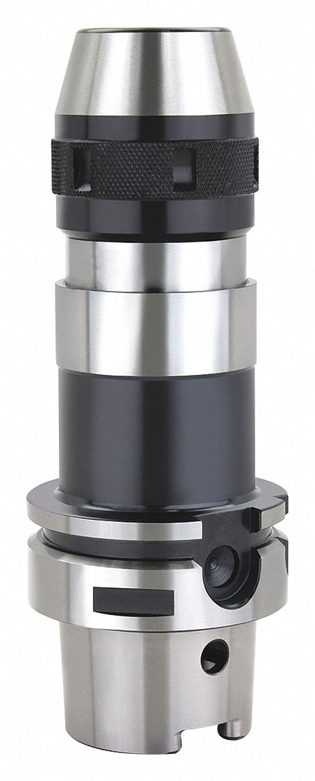Drill Chuck: HSK40A, 5/16 in Capacity, Ball Bearing