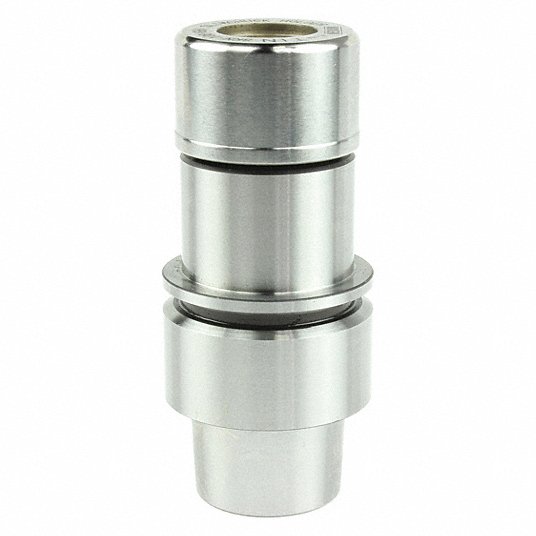 Collet Chuck, Taper Size HSK63A, Min. Collet Capacity 0.1080 in, Max.  Collet Capacity 0.629 in