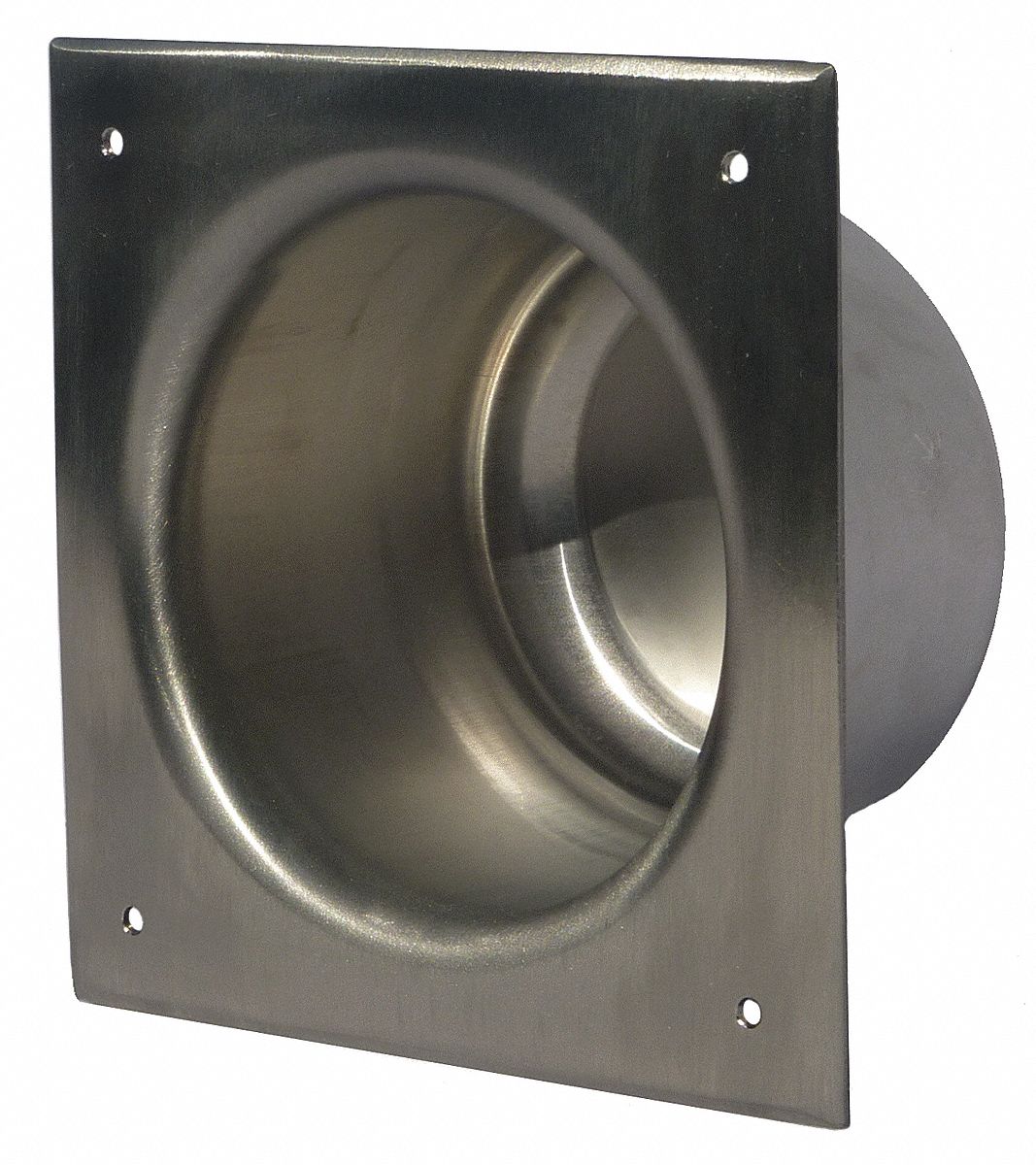 Toilet Paper Holder: Std Core, Horizontal Single Roll, Recessed Holder, Satin