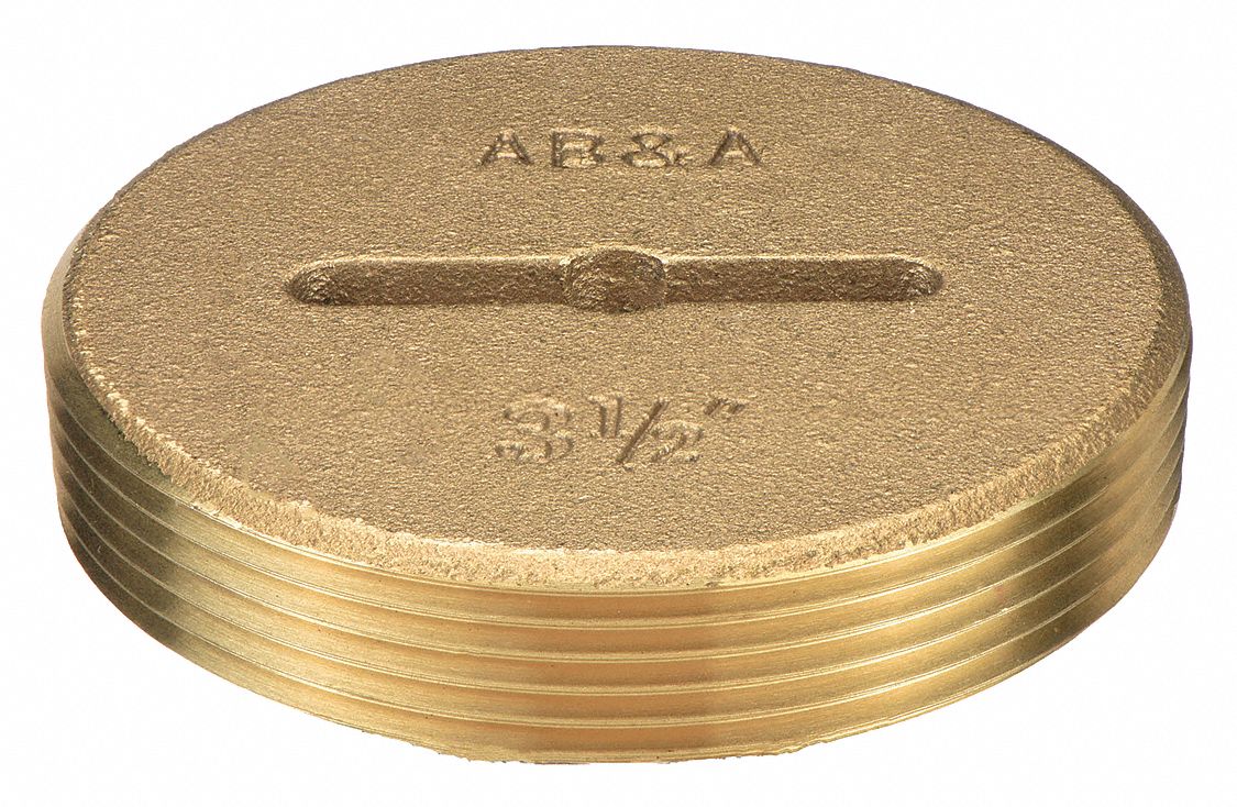 Cover: 3 1/2 in Overall Dia, 3 1/2 in Overall Ht, Brass, Brass, Brass, Screw-In