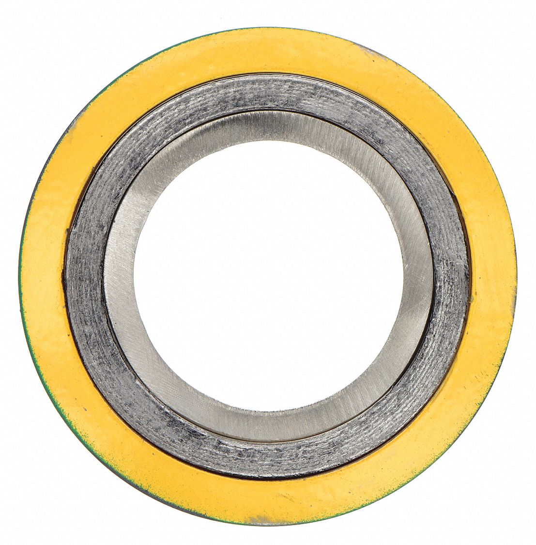 SPIRAL WOUND FLANGE GASKET: GRAPHITE FILLER, 316L STAINLESS STEEL WINDING, FOR 1½ IN PIPE