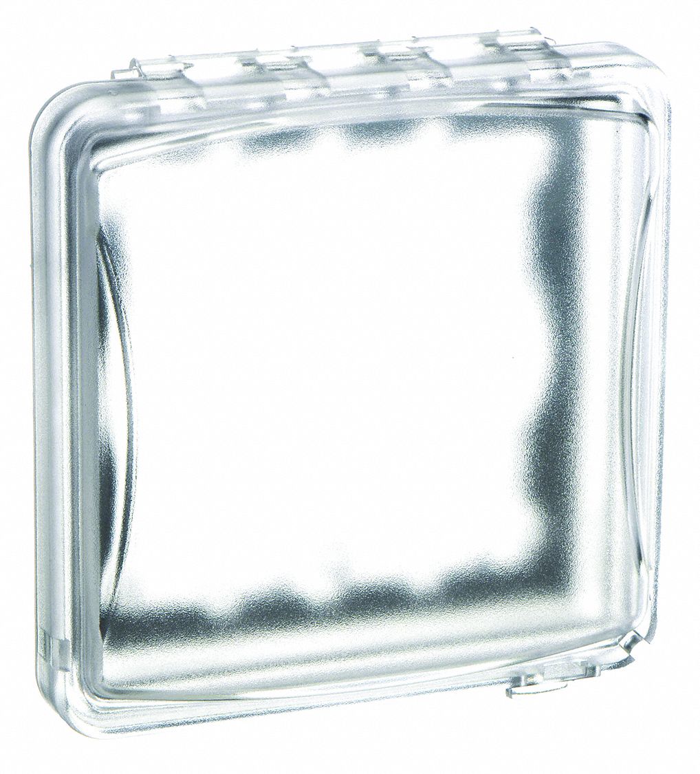 While In Use Weatherproof Cover: 2 Gangs, For Decora/GCFI Electrical Component Type, Vertical