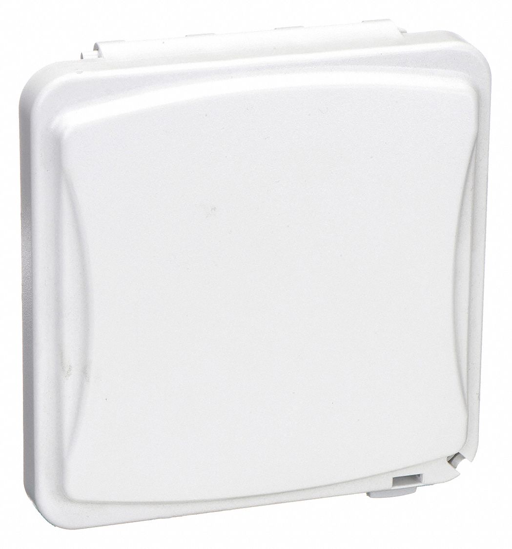 While In Use Weatherproof Cover: 2 Gangs, For Decora/GCFI Electrical Component Type, Vertical