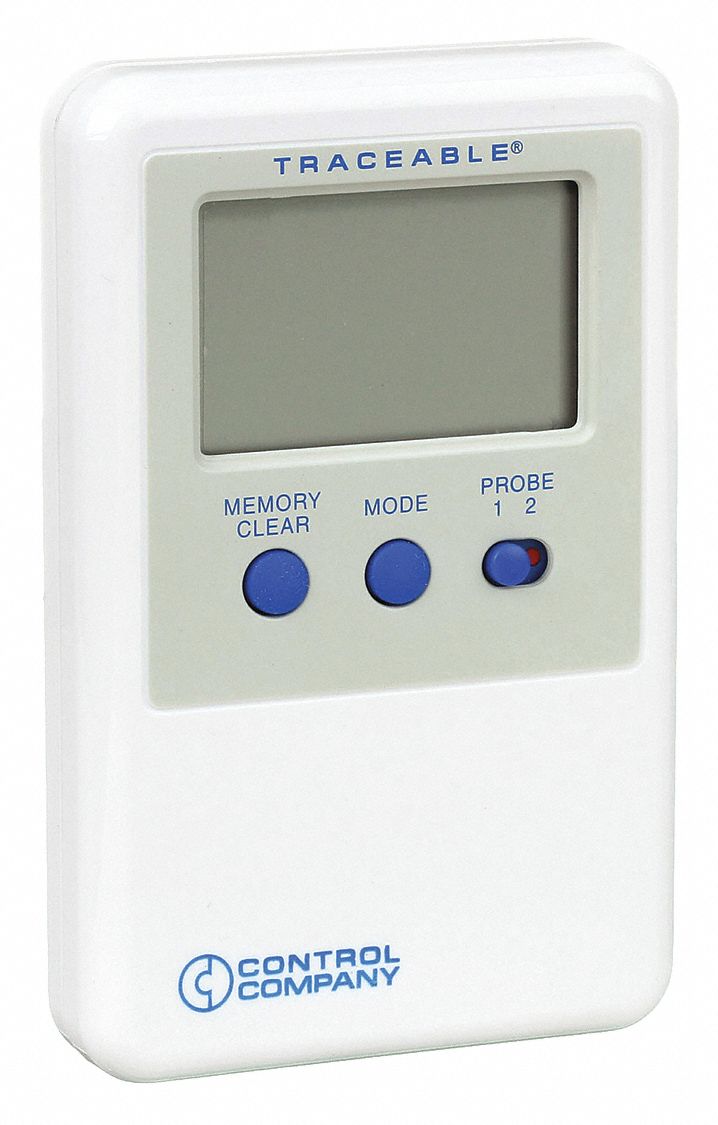 Traceable Remote Probe Digital Thermometer with Calibration; 1 Extra-Long  Stainless Steel Probe