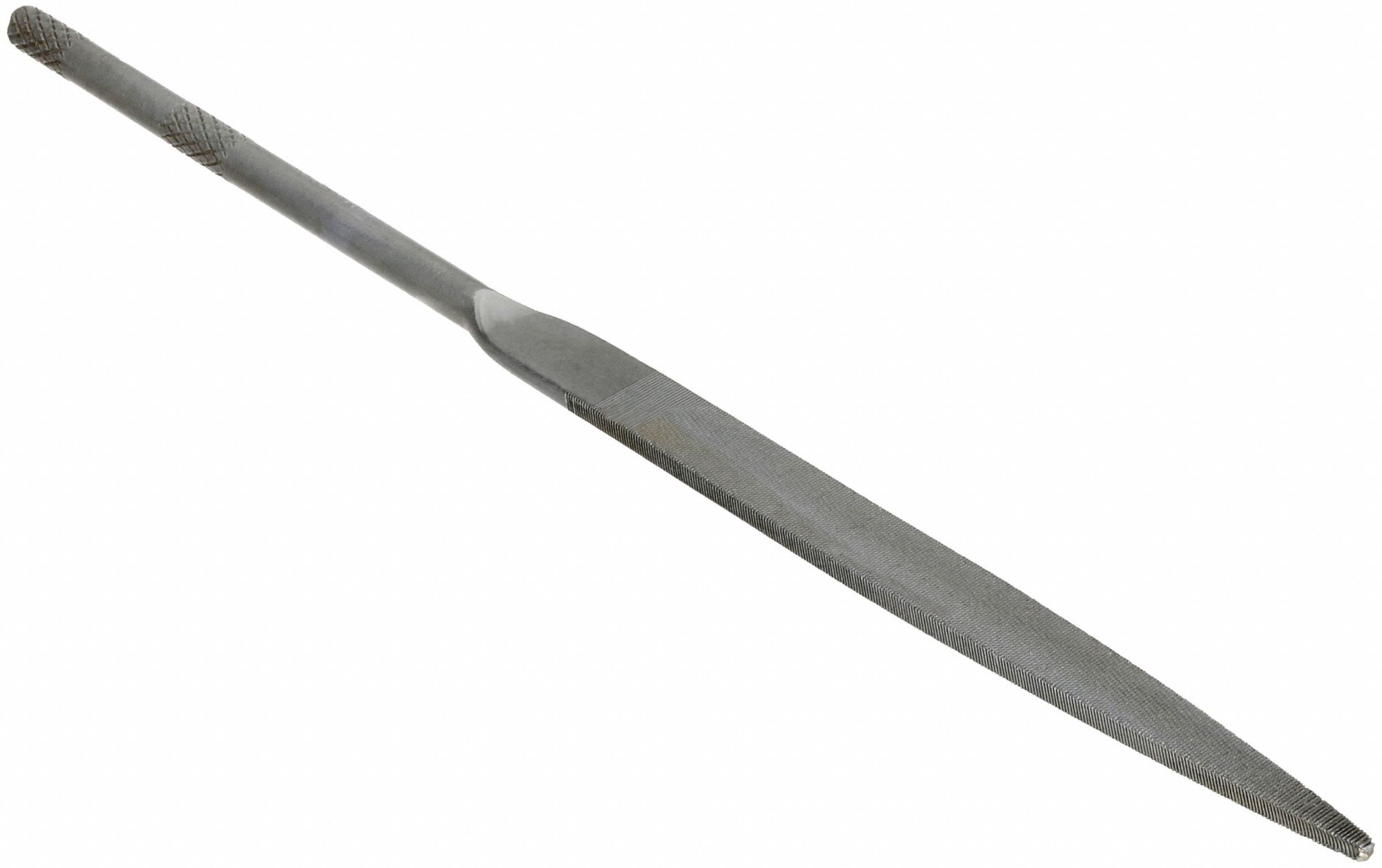 Needle File: Rectangular, 5 1/2 in Lg, 3/16 in Wd, 3/64 in Thick, 2