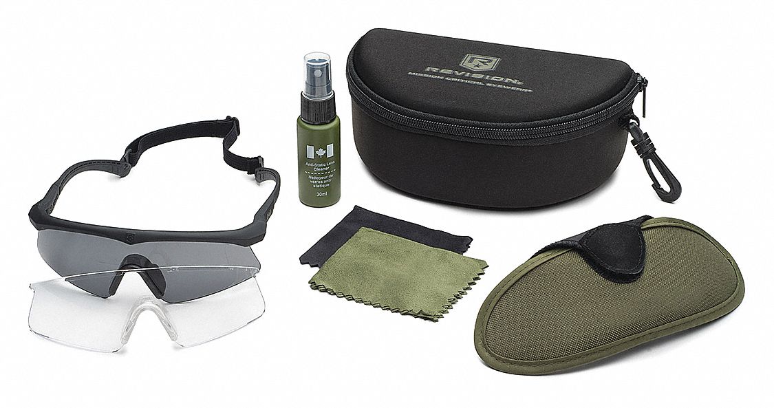 REVISION MILITARY Military Safety Glasses, Assorted 38RL6740076