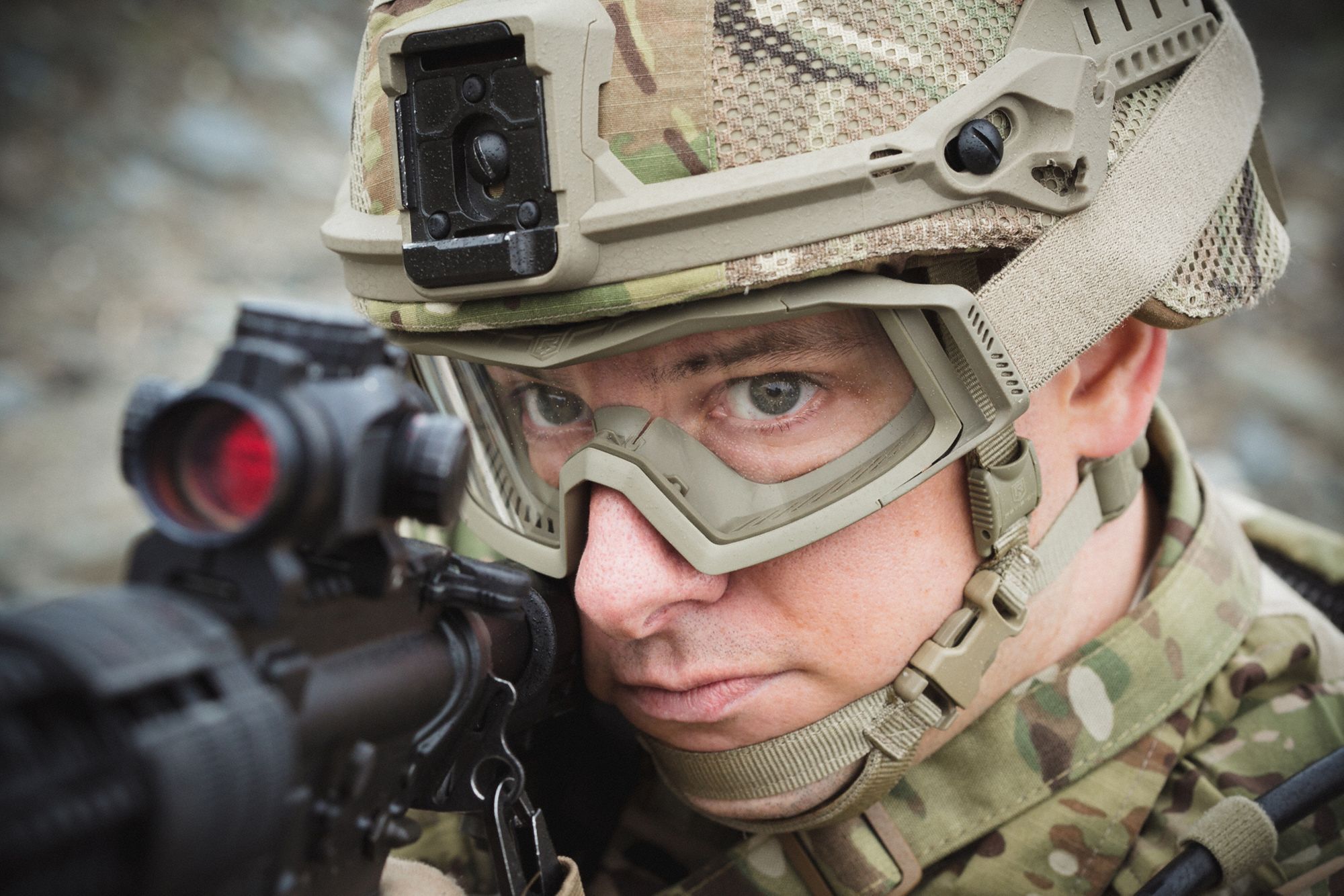 REVISION MILITARY Tactical Goggles Kit, Tan 38RL92403070236 Grainger