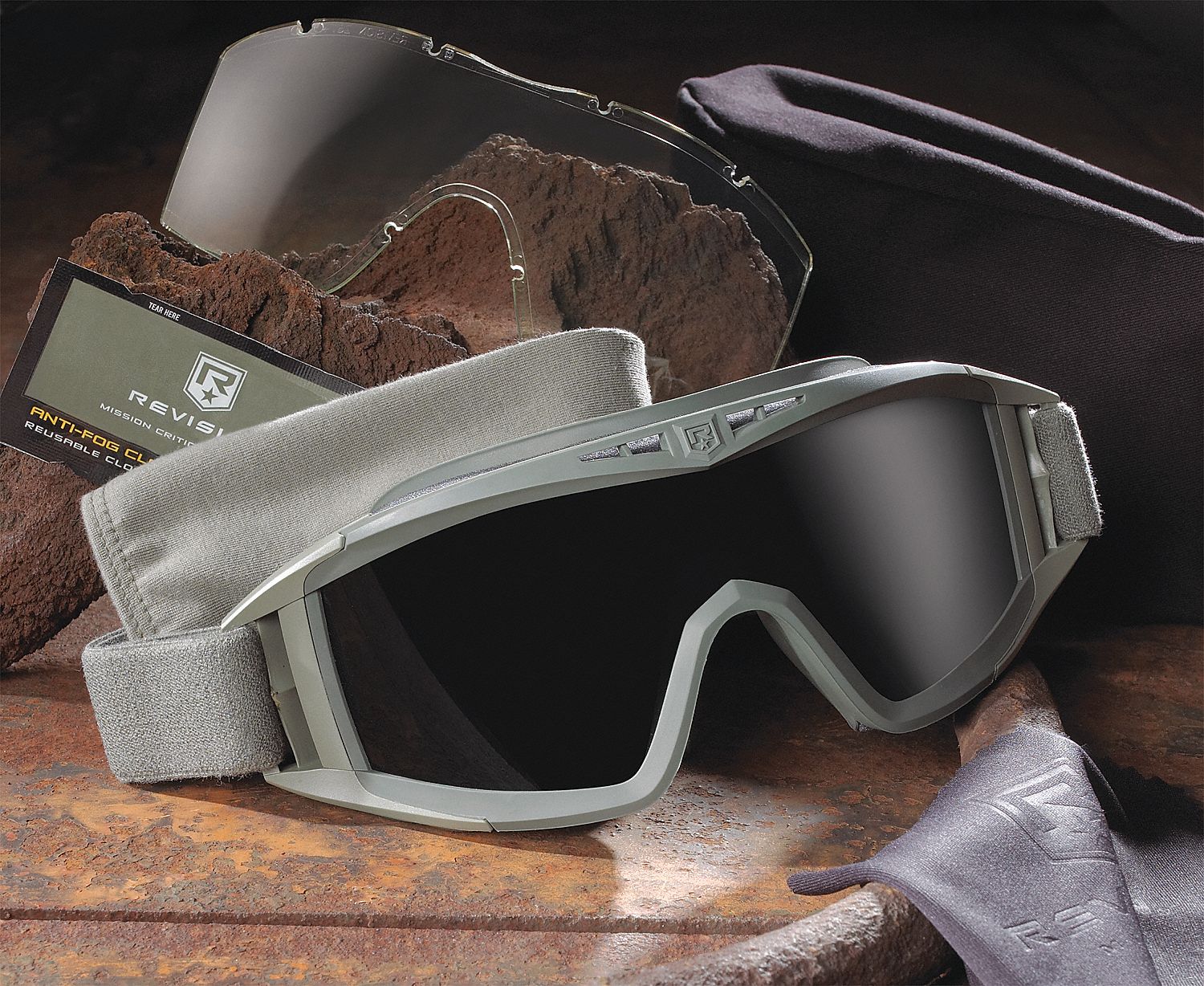 REVISION MILITARY Military Goggles Kit, Green 38RL95403099514