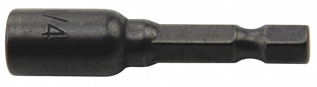 Nutsetter,1/4",Steel,Impact Rated,PK3