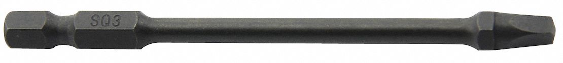 POWER BIT,#3 TIP,SAE,1/4" HEX SHANK