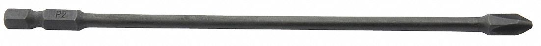 Insert Bit,1/4",Phillips,#2,6"