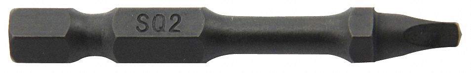 Power Bit,SAE,1/4",Hex Power Drive,#3,2"