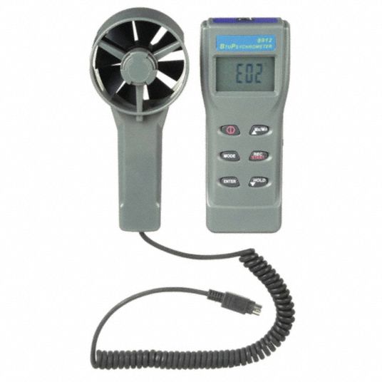 DWYER, Rotating Vane, LCD, Anemometer 38RW868912 Grainger