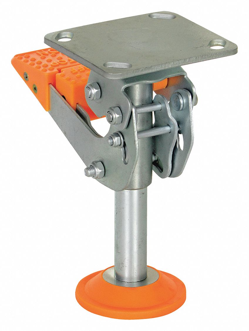 Abrasion-Resistant Nonmarking Floor Lock