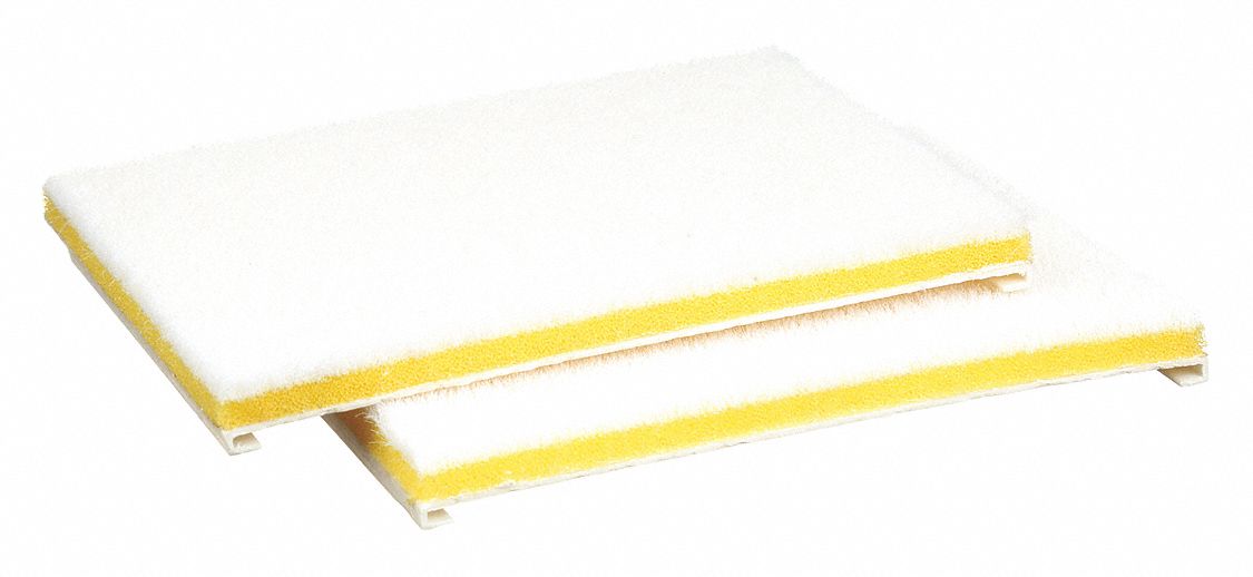 PAINT EDGER REFILL, 5 IN OVERALL L, 3 1/2 IN OVERALL W, FIBRE, WHITE, 38RX40, 2 PK