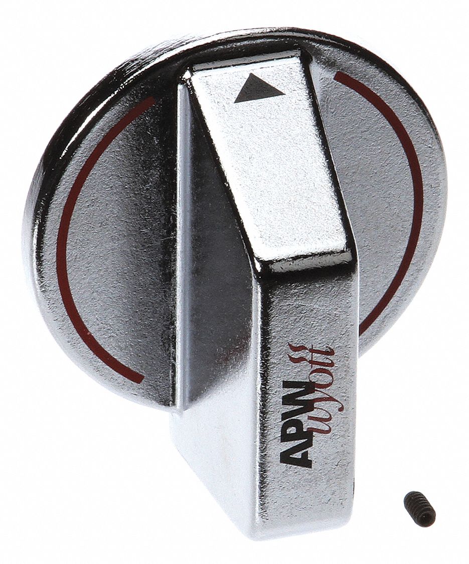 Knob, Large Cookline, Gray: Fits APW WYOTT Brand