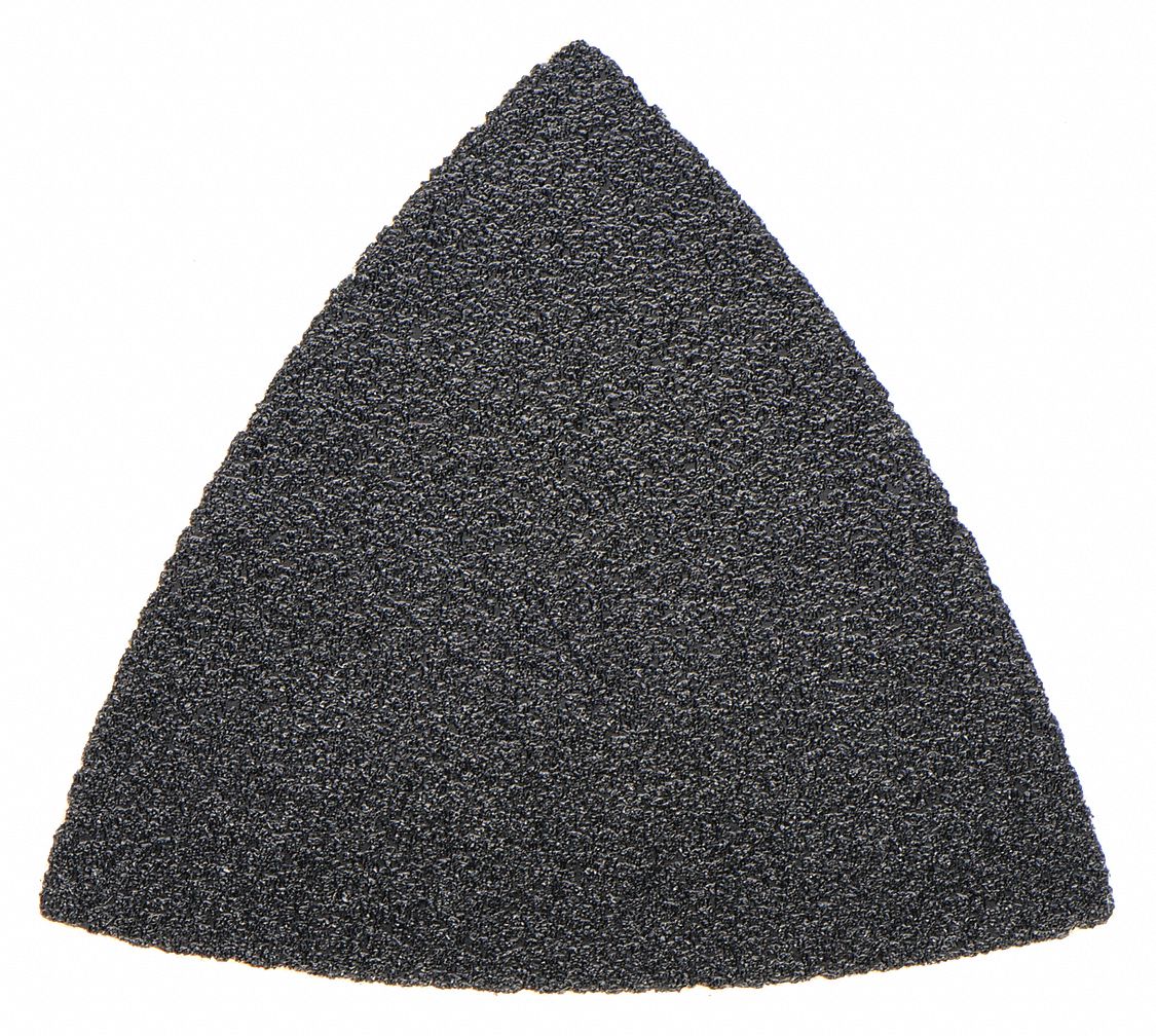 3 3/16 in Wd, 80 Grit, Oscillating Tool Sanding Sheet Set 38TC52