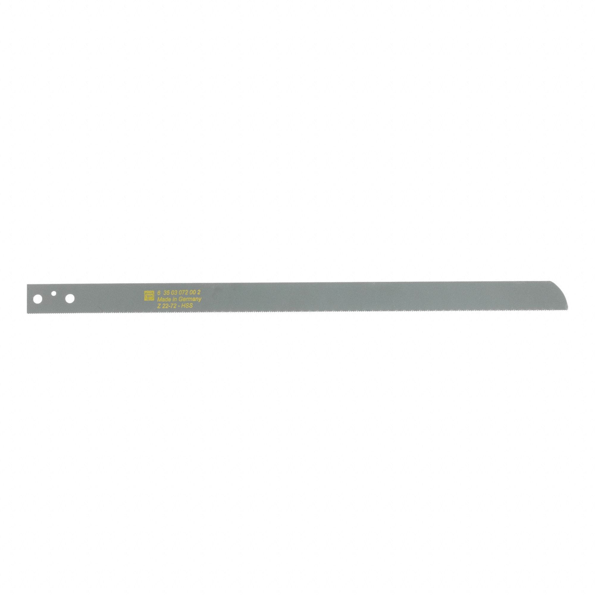 Power Hacksaw Blade: Power Hacksaw Blade, 19 3/4 in Blade Lg, For 13 3/4 in Max. Dia, Bi-Metal