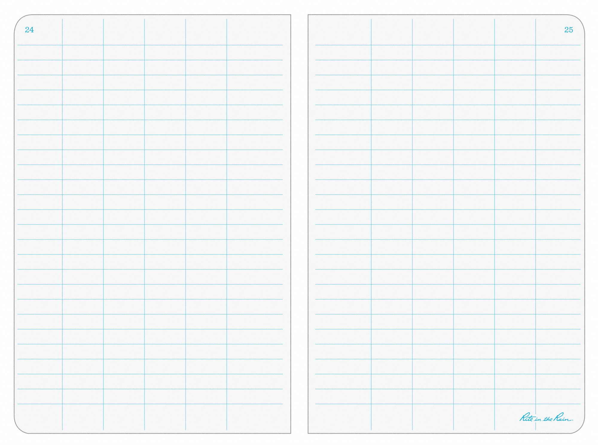 RITE IN THE RAIN All Weather Notebook: Level, 4-5/8 in x 7 in Sheet ...