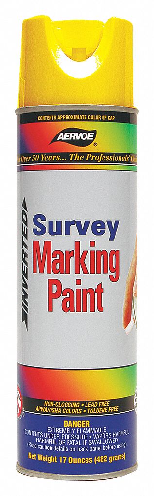 PAINT MARKING FLOUR YELLOW AEROSOL