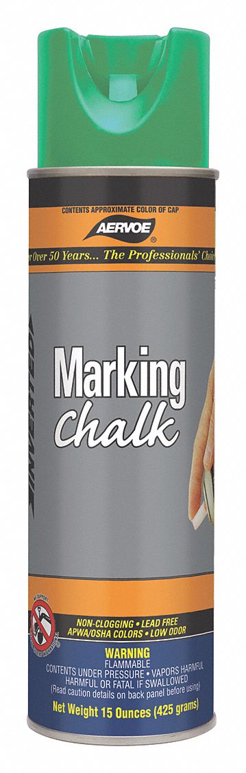 SPRAY CHALK WHITE 20 OZ 12/CASE